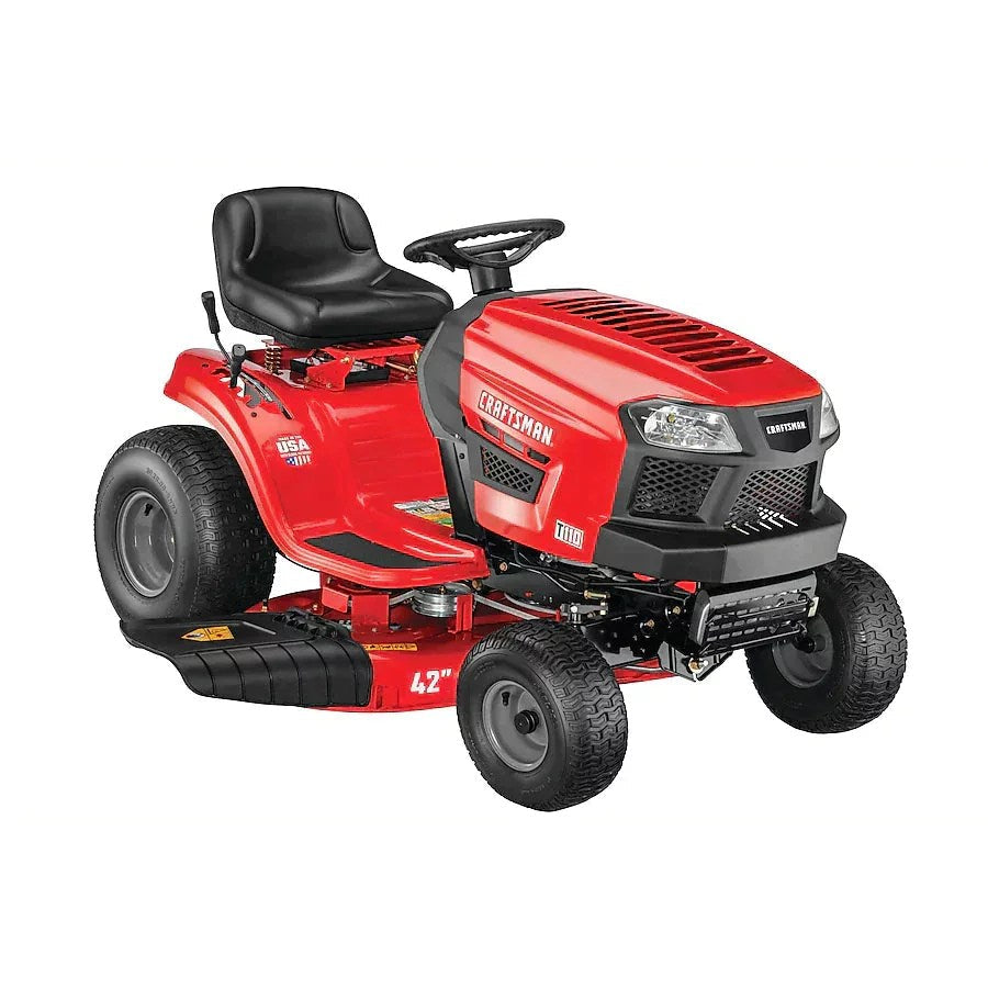 CRAFTSMAN T110 CRAFTSMAN T110 42in 17.5 HP Riding Gas Lawn Mower - Image 1