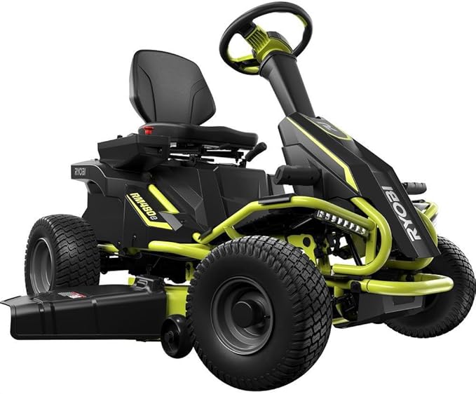 RYOBI Ryobi 38" 100Ah Electric Rear-Engine Riding Lawn Mower – Model RY48111 - Image 1