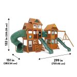 Paramount Wooden Swing Set / Playset - Image 15