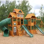 Paramount Wooden Swing Set / Playset - Image 4