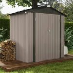 Patiowell 10 ft. W x 12 ft. D Galvanized Steel Outdoor Storage Shed, 119 sq. ft. - Image 4