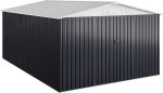 Patiowell 10 x 12 ft. Metal Outdoor Storage Shed, 119 sq. ft. - Image 6