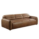 Phillips Leather Sofa – Dark Brown - Image 6