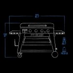 Pit Boss 4-Burner Ultimate Lift-Off Griddle – Versatile and Powerful Outdoor Cooking - Image 9