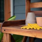Potting Table/Bench/Serving Bar - Acacia Wood - Image 10