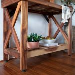 Potting Table/Bench/Serving Bar - Acacia Wood - Image 15