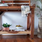 Potting Table/Bench/Serving Bar - Acacia Wood - Image 14