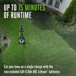 POWER+ Mower 30″ Super Composite Deck with Dual Motors Kit (Two 6Ah Batteries) - Image 3