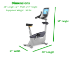 Precor UBK885 Upright Bike - Image 4