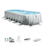 Prism Frame™ 20′ x 10′ x 48″ Oval Above Ground Pool Sets - Prioka
