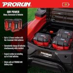 PRORUN PZT60V42 60V 42-inch Brushless Electric Zero Turn Riding Lawn Mower - Image 6