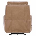 Raze Leather Power Lift Recliner With Articulating Headrest And Lumbar In Light Brown - Image 14
