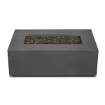 Real Flame Aegean 42″ Rectangle Propane Gas Outdoors Fire Tables - Image 2