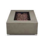 Real Flame Aegean 50″ Rectangle Propanes Gas Outdoor Fire Tables - Image 6