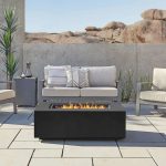 Real Flame Aegean 50″ Rectangle Propanes Gas Outdoor Fire Tables - Image 7