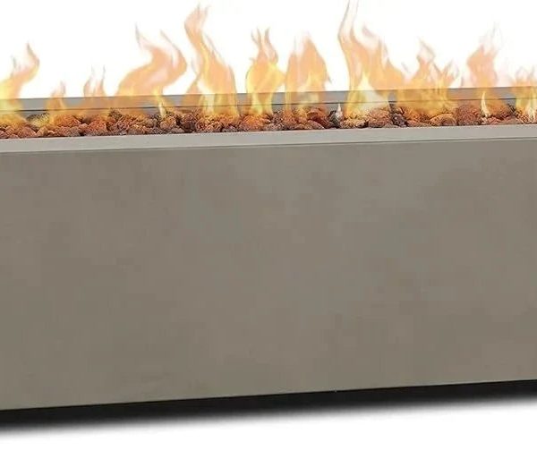 Real Flame Aegean 70″ Rectangles Propane Fire Tables