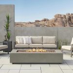 Real Flame Aegean 70″ Rectangles Propane Fire Tables - Image 5