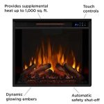 Real Flame Hollis 32″ Electric Fireplaces. - Image 3