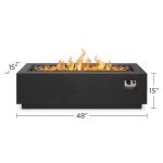 Real Flame Lanesboro Propanes or Natural Gas Fire Pit Tables - Image 3
