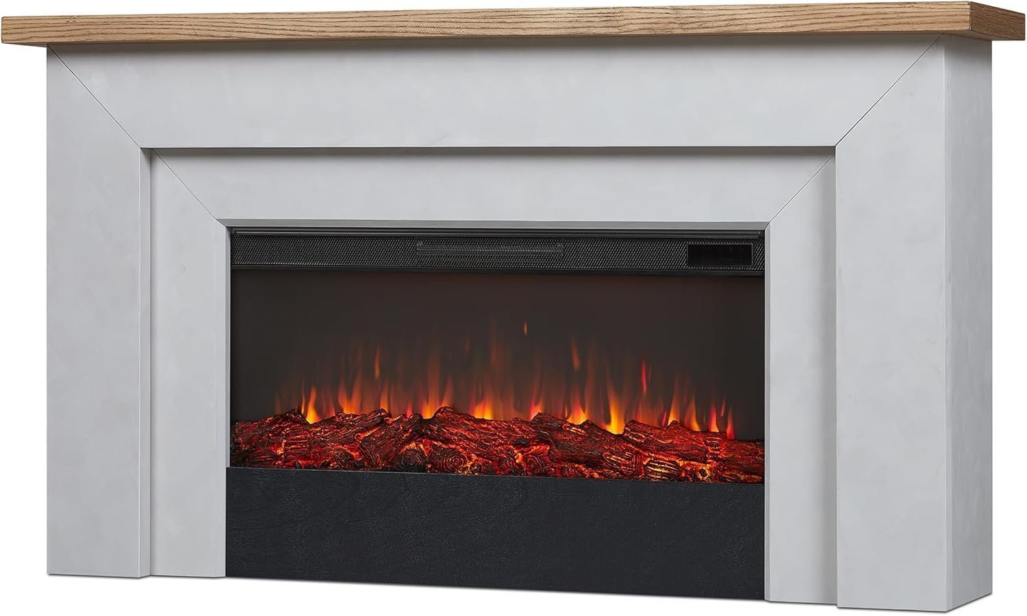real-flame-malie-68-electric-fireplace-with-mantel-remote-control-8340513-2 Real Flame Malie 68″ Electric Fireplace with Mantel & Remote Control - Image 1