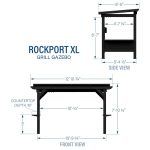Rockport XL Steel Grill Gazebo - Image 2