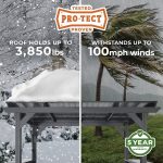 Rockport XL Steel Grill Gazebo - Image 3