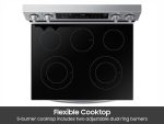 Samsung 6.3 Cu. Ft. Smart Freestanding Electric Range NE63A6311SS - Image 5