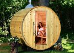 Seneca 6 Person Barrel Sauna - Image 2