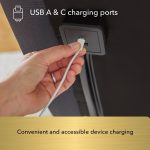 Serta baselogic™ Gold Head and Foot Adjustable Base with Massage & USB - Image 7