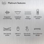 Serta baselogic™ Platinum Head and Foot Adjustable Base with Massage & Sound Therapy - Image 4