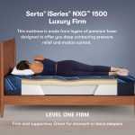 Serta iSeries NXG 1500 Luxury Firm Mattress - Cooling Foam Core Support - Image 15