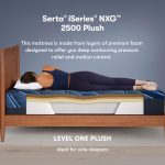 Serta iSeries NXG 2500 Plush Mattress - Contouring Cooling Foam Core Support - Image 4