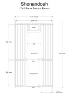 Shenandoah 4 Person Barrel Sauna - Image 8