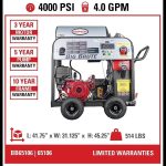 Simpson BB65106 Big Brute Professional 4000 PSI (Gas-Hot Water) Pressure Washer - Image 6