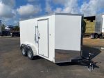 Spartan 12 Enclosed Cargo Trailer Tandem Axle – White Heavy-Duty Cargo Hauler SP7X12TA - Image 4