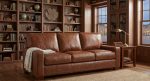 Stassi Leather Sofa - Image 3