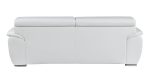Sterling Leather Sofa – White - Image 6