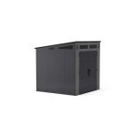Suncast Modernist 7 ft. x 7 ft. Resin Vertical Pent Storage Shed with Floor Kits - Image 6