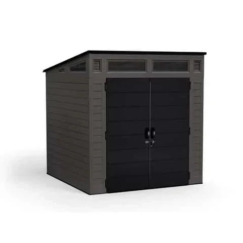 suncast-modernist-7-ft-x-7-ft-resin-vertical-pent-storage-shed-with-floor-kits-4570780-1 Suncast Modernist 7 ft. x 7 ft. Resin Vertical Pent Storage Shed with Floor Kits - Prioka
