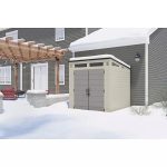 Suncast Modernist 7 x 7 ft. Resin Outdoor Storage Shed, Model BMS7780 - Image 6