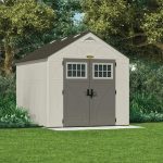 Suncast Tremont 8 x 10 ft. Resin Outdoor Storage Shed with Floor, Model BMS8100 - Image 5