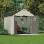Suncast Tremont 8 x 10 ft. Resin Outdoor Storage Shed with Floor, Model BMS8100 - Image 2