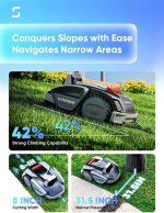 Sunseeker V3 Robotic Lawn Mower with AI Vision and Wireless Smart Navigation - Image 9
