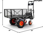 SuperHandy 48V Electric Power Wagon Utility Cart, 660 lb Load, 1000 lb Hauling Capacity - Image 2