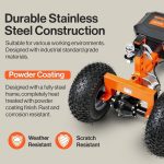 SuperHandy Orange Steel Dolly 5396040 - Image 4