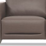 The Belmont – Taupe Leather Sofa with Black Legs - Image 2