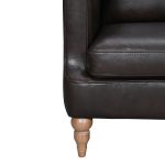 The Corvane – Dark Brown Leather Sofa - Image 5