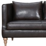 The Corvane – Dark Brown Leather Sofa - Image 4
