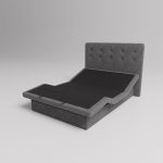 The Dawn House Bed - Adjustable Base Split King Ivory - Floor Model - Image 17