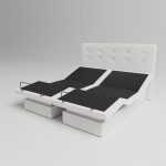 The Dawn House Bed - Adjustable Base Split King Ivory - Floor Model - Image 24
